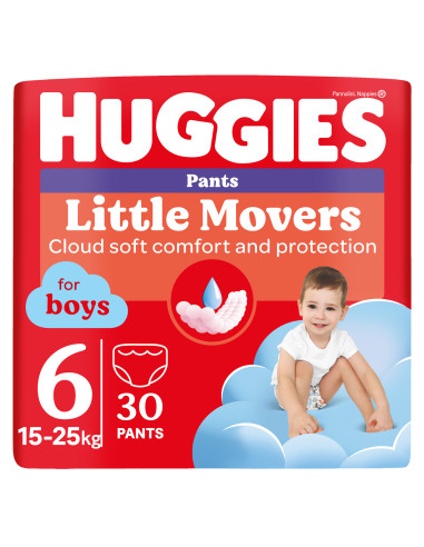 Huggies Бебешки пелени гащички Little Movers...