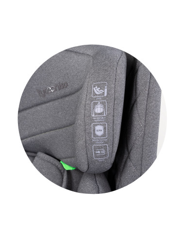 Стол за кола76-150 I-SIZE TYCOON ISO сив