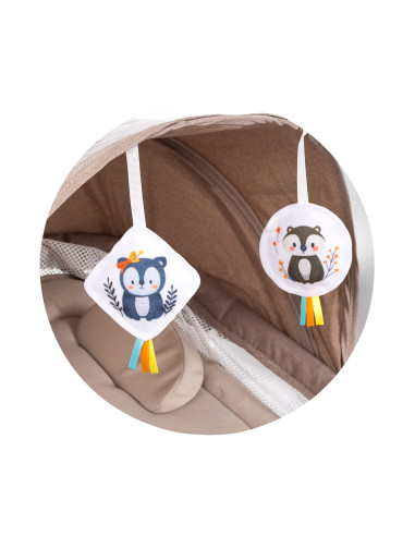 Електрическа люлка-шезлонг-столче Lambada"тирамису