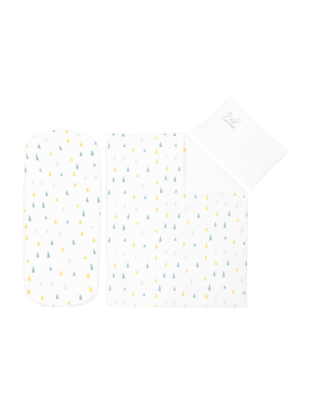 Бебешки спален комплект за количка 6 части Elephant Time