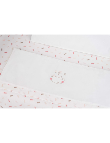 Бебешки спален комплект за мини-кошара 5ч Hippo Dreams