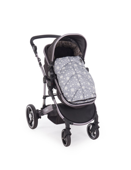 Чувалче за количка Shiny Nylon Snow Flakes