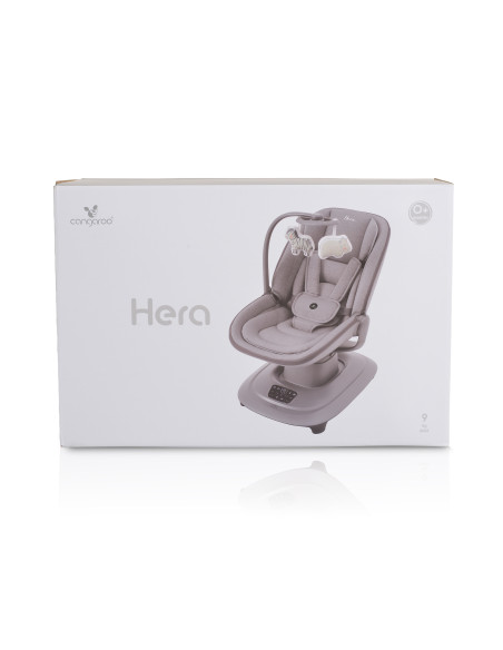 Електрическа люлка Hera светлосив