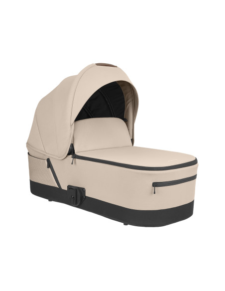 Комбинирана количка 3в1 с кош за новородено Mia Beige