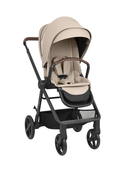 Комбинирана количка 3в1 с кош за новородено Mia Beige