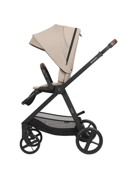 Комбинирана количка 3в1 с кош за новородено Mia Beige