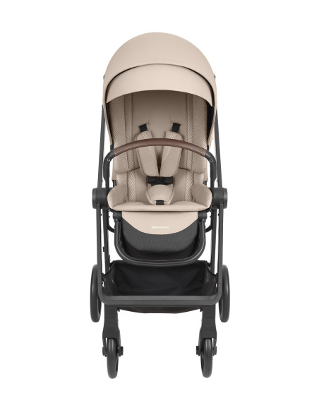 Комбинирана количка 3в1 с кош за новородено Mia Beige