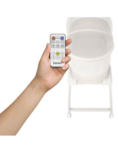 Бебешка кошара Next to me Lionelo Coral люлееща...