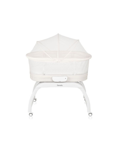 Бебешка кошара Next to me Lionelo Coral люлееща...