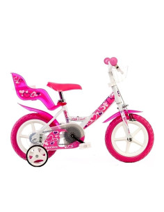 Детско колело бяло Dino Bikes Little Heart 12"