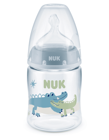 NUK First Choice РР Шише Temperature control 150мл. силиконов биберон 0-6 мес. микс - Син