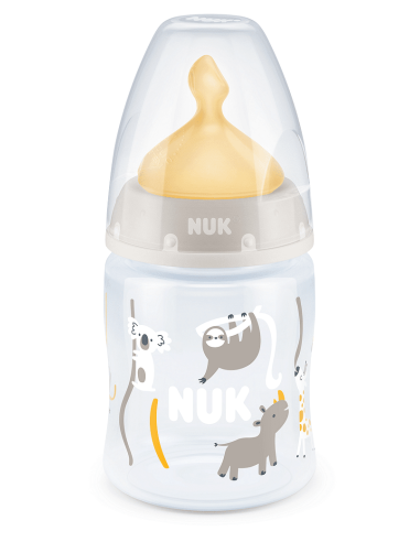 NUK First Choice РР Шише Temperature control 150мл каучуков биберон 0-6 мес. микс - Бежов