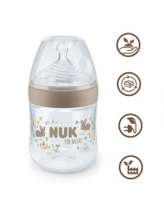 NUK for NATURE Шише РР Temperature Control 150мл. със...
