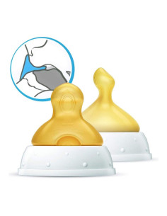 Бебешки каучуков биберон Nuk First Choice L 6-18 м.