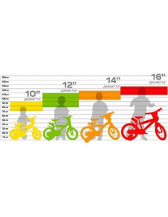 Детско колело Dino Bikes Dinosaur Adventure 12“ 2