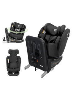 СТОЛ ЗА КОЛА AURIGA BLACK i-Size 40-150 CM ISOFIX,
