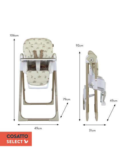 Cosatto CT5975 PIP 0+ BEEP BEEP столче за хранене