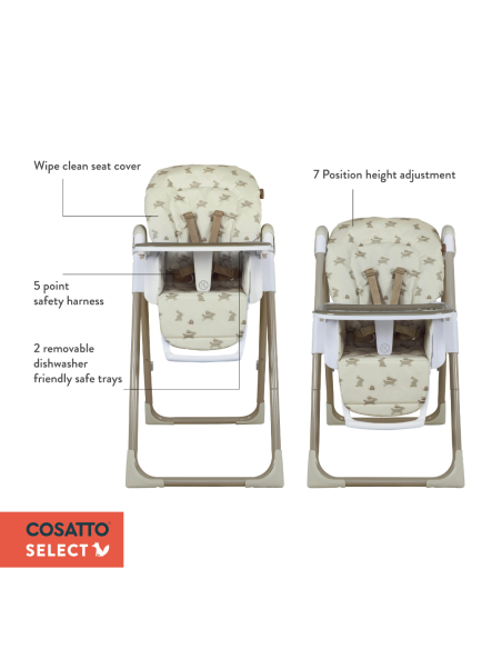 Cosatto CT5977 PIP 0+ CHERRY PIE столче за хранене