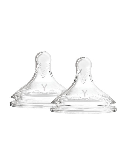Биберони Dr.Brown's за шишета Wide-Neck Options+ Y-отвор 2бр.