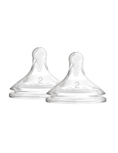 Биберони Dr.Brown's за шишета Wide-Neck Options+ 3м.+ 2бр. 2