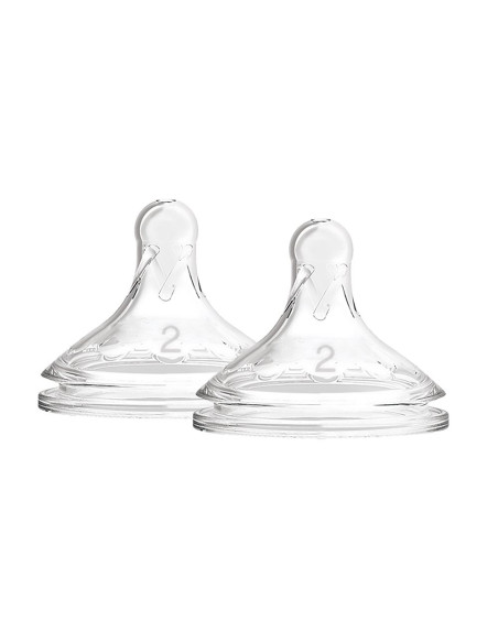 Биберони Dr.Brown's за шишета Wide-Neck Options+ 3м.+ 2бр.