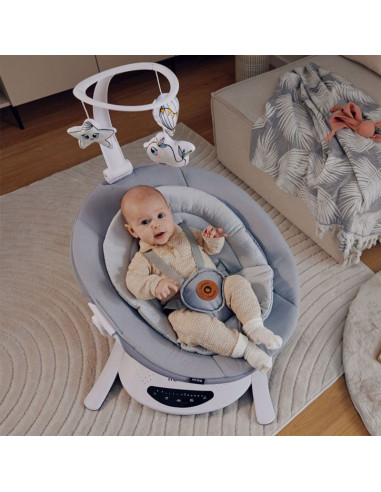 Бебешка люлка 2 в 1 с кош Lionelo Bella, 5...