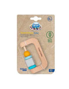 Чесалка дърво-силикон 2