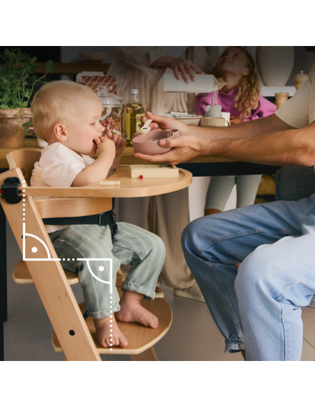 KinderKraft столче за хранене ENOCK BEIGE