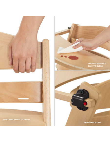 KinderKraft столче за хранене ENOCK BEIGE