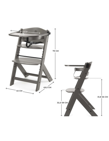 KinderKraft столче за хранене ENOCK BROWN