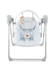 Kinderkraft SWINGEE бебешка люлка сива 2