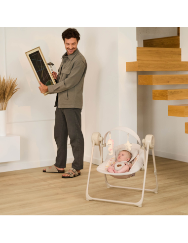 Kinderkraft SWINGEE бебешка люлка сива