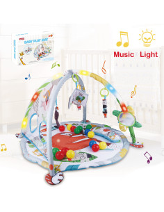 Постелка за гимн. Джунгла с муз/св/топки