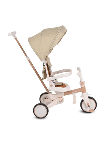 Триколка Compacto 4в1 бежов