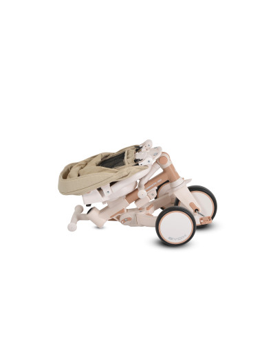 Триколка Compacto 4в1 бежов