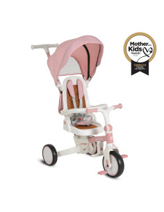 Триколка Compacto 4в1 розов