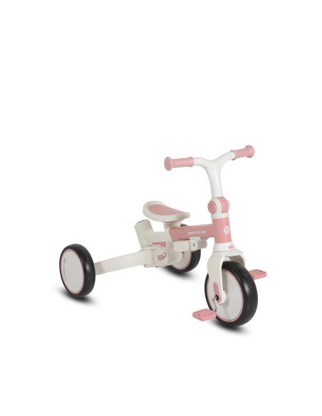 Триколка Compacto 4в1 розов