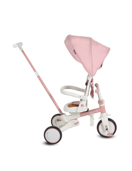 Триколка Compacto 4в1 розов