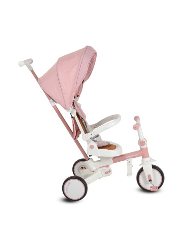 Триколка Compacto 4в1 розов