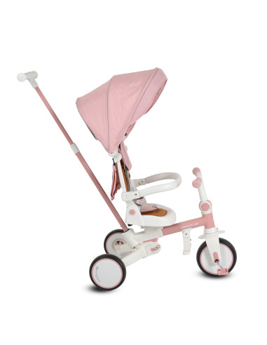 Триколка Compacto 4в1 розов