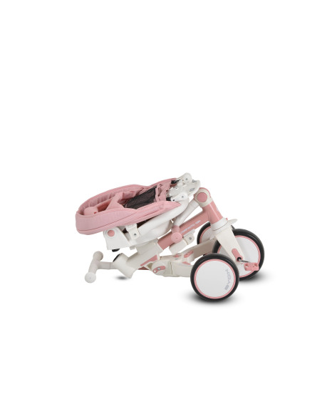 Триколка Compacto 4в1 розов