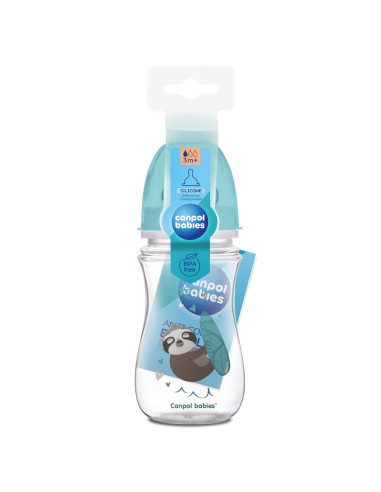Шише антиколик с широко гърло Exotic Animals 240 мл