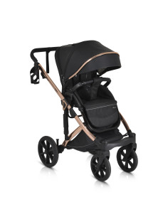 Комбинирана количка 3 в 1 Eggo Caviar-black
