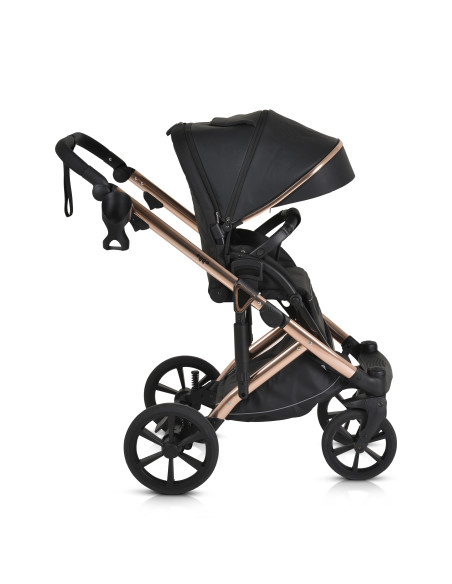 Комбинирана количка 3 в 1 Eggo Caviar-black