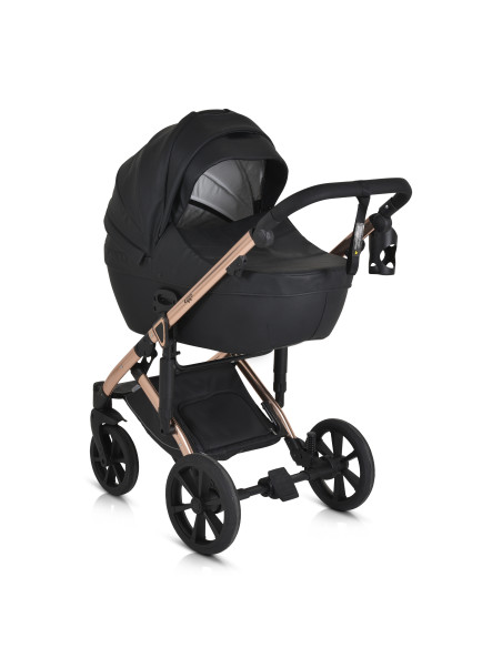 Комбинирана количка 3 в 1 Eggo Caviar-black