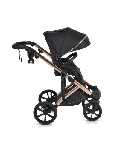 Комбинирана количка 3 в 1 Eggo Caviar-black