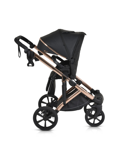 Комбинирана количка 3 в 1 Eggo Caviar-black