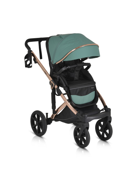 Комбинирана количка 3 в 1 Eggo Emerald-blue