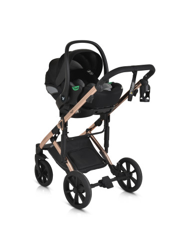 Комбинирана количка 3 в 1 Eggo Emerald-blue