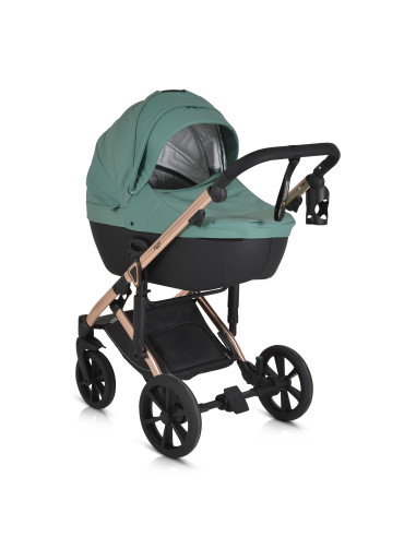 Комбинирана количка 3 в 1 Eggo Emerald-blue